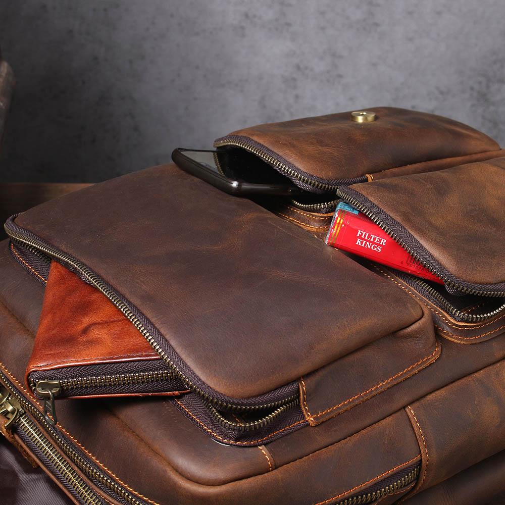 Marrakesh - Brown Leather Rucksack