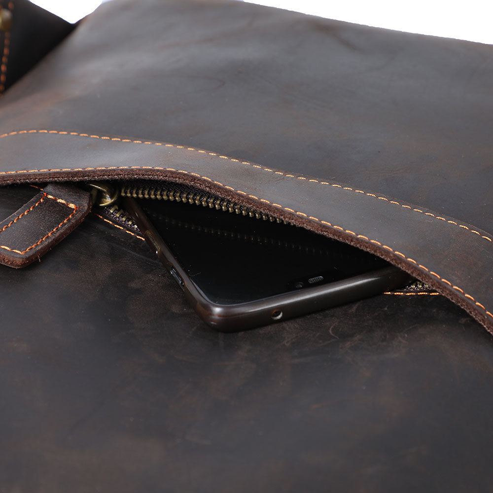 Larvik - Leather Laptop Rucksack