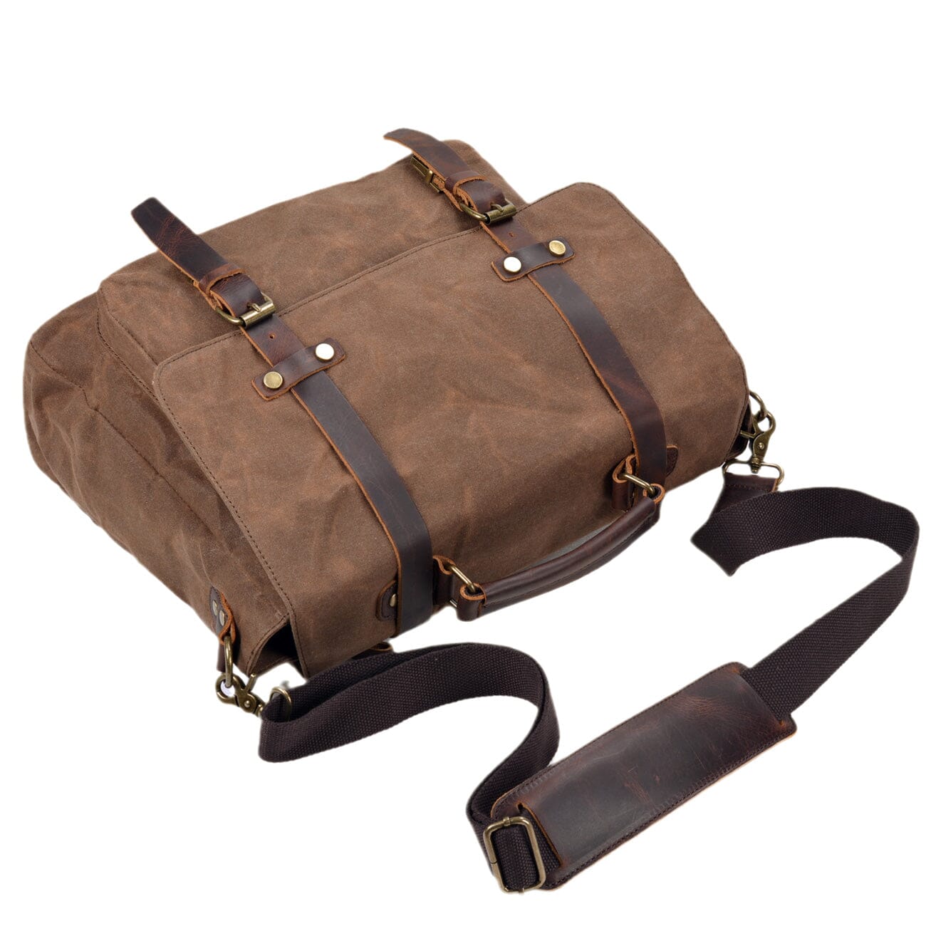 Bruges - Canvas and Leather Messenger Bag