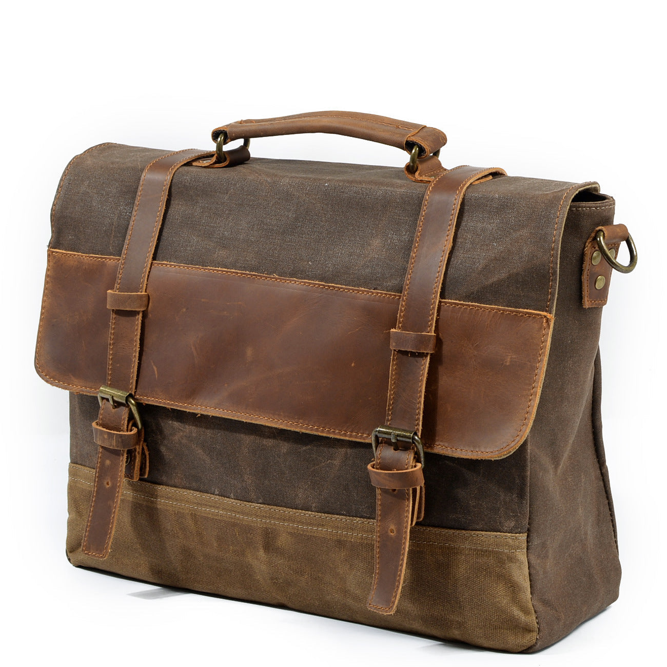 Frontier - Waxed Canvas Messenger Bag